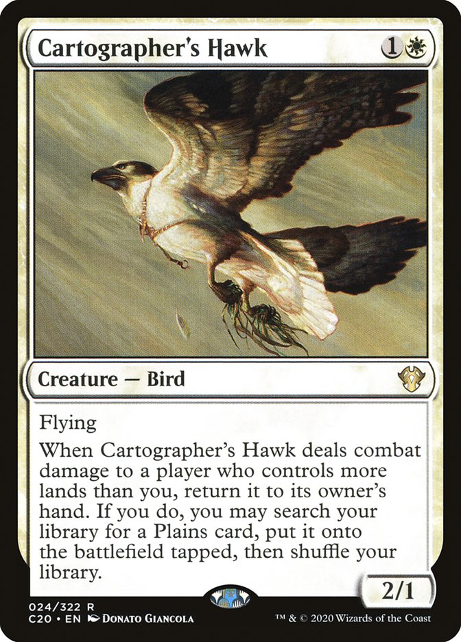 Cartographer's Hawk [Commander 2020] | Card Citadel