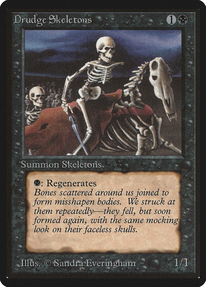 Drudge Skeletons [Limited Edition Beta] | Card Citadel