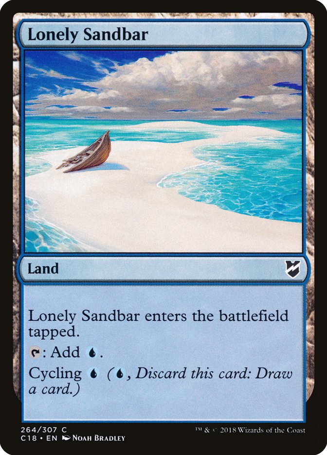Lonely Sandbar [Commander 2018] | Card Citadel
