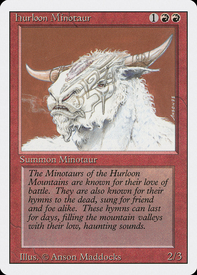 Hurloon Minotaur [Revised Edition] | Card Citadel
