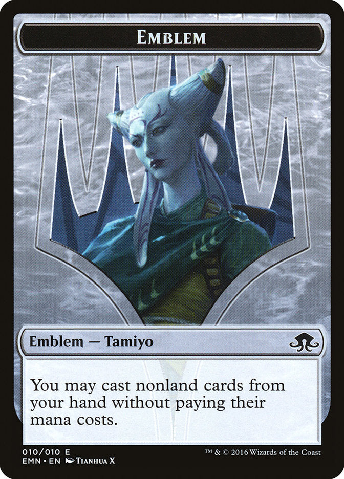 Tamiyo, Field Researcher Emblem [Eldritch Moon Tokens] | Card Citadel