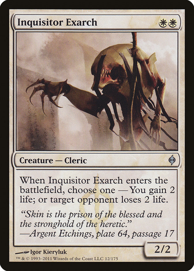 Inquisitor Exarch [New Phyrexia] | Card Citadel