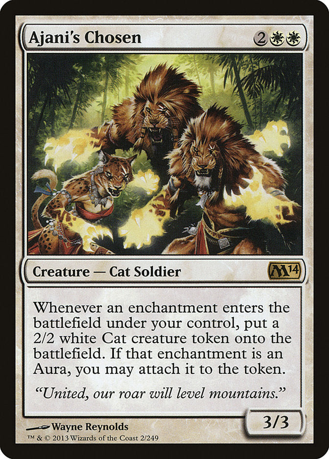 Ajani's Chosen [Magic 2014] | Card Citadel