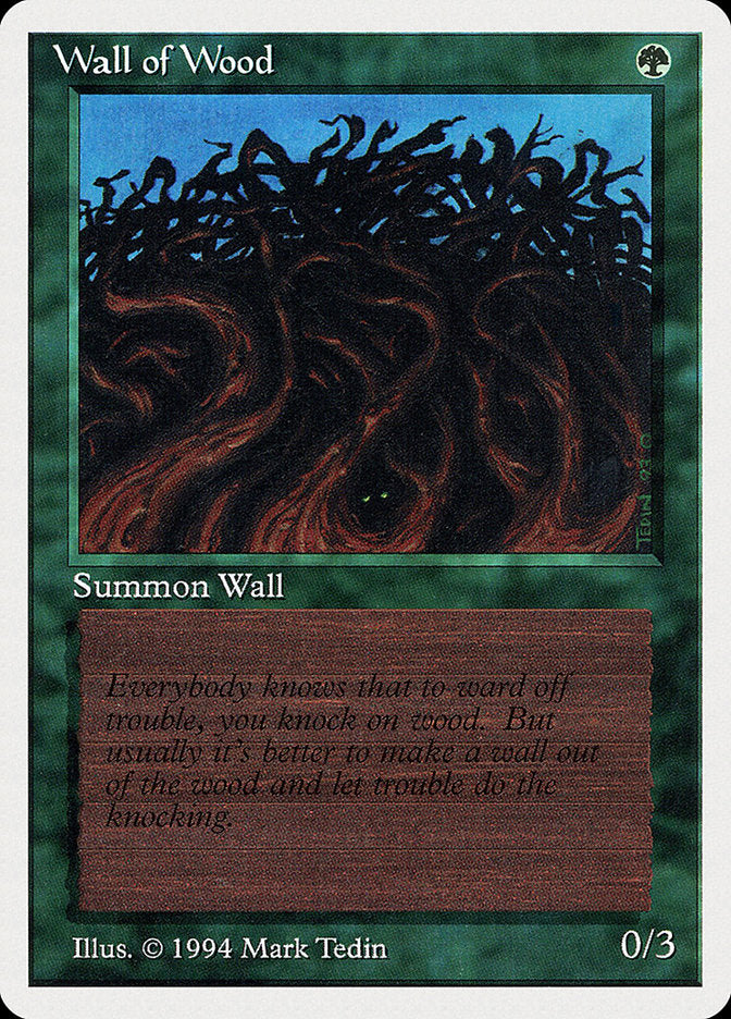 Wall of Wood [Summer Magic / Edgar] | Card Citadel