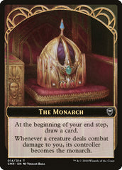 Elf Warrior // The Monarch Token [Commander Legends Tokens] | Card Citadel