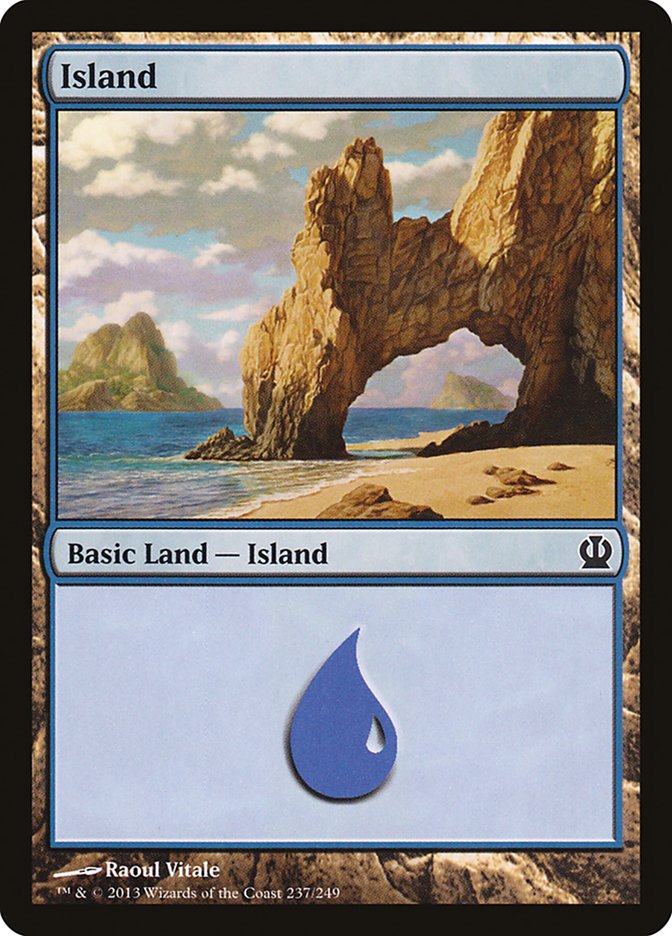 Island [Theros] | Card Citadel