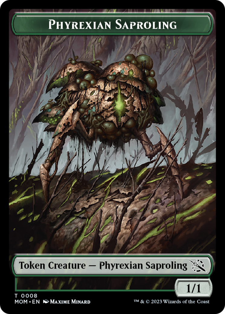 Phyrexian Saproling Token [March of the Machine Tokens] | Card Citadel