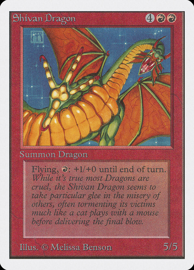 Shivan Dragon [Unlimited Edition] | Card Citadel