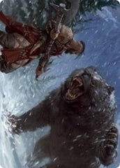 Blizzard Brawl Art Card [Kaldheim: Art Series] | Card Citadel