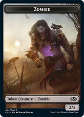 Snake // Zombie Double-sided Token [Commander Collection: Black Tokens] | Card Citadel