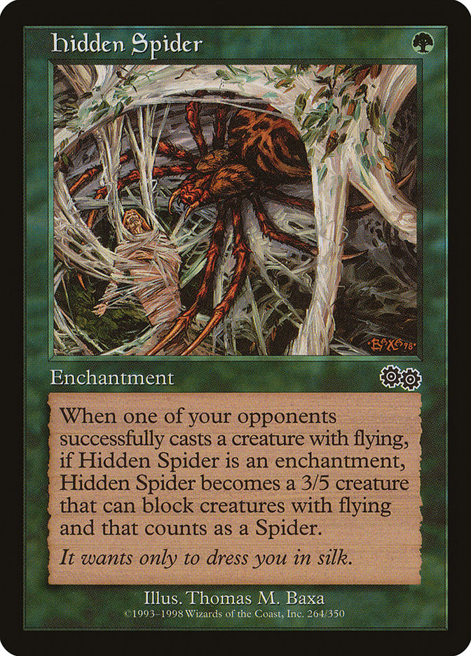 Hidden Spider [Urza's Saga] | Card Citadel