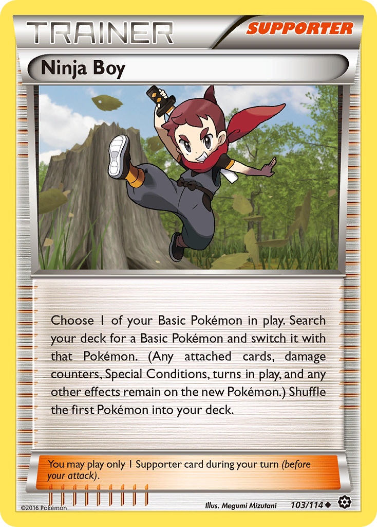 Ninja Boy (103/114) [XY: Steam Siege] | Card Citadel