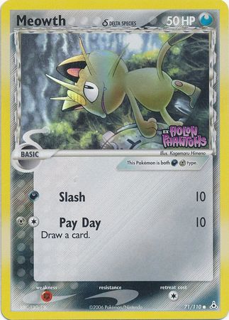 Meowth (71/110) (Delta Species) (Stamped) [EX: Holon Phantoms] | Card Citadel