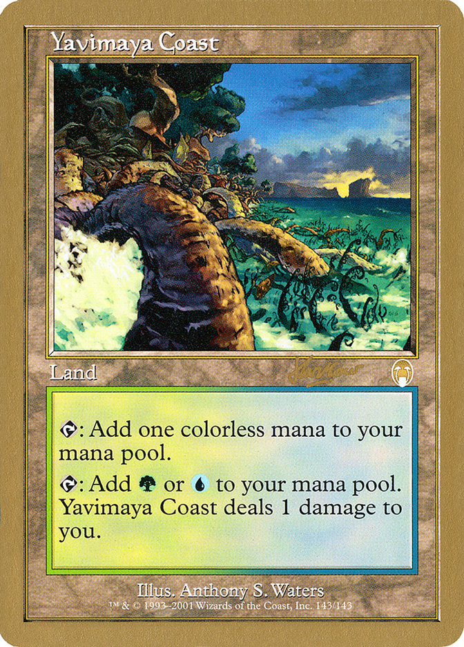 Yavimaya Coast (Sim Han How) [World Championship Decks 2002] | Card Citadel