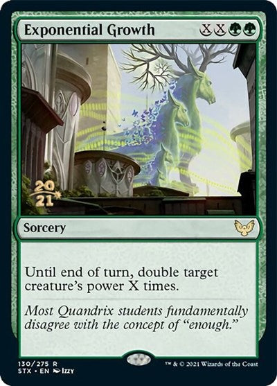 Exponential Growth [Strixhaven: School of Mages Prerelease Promos] | Card Citadel