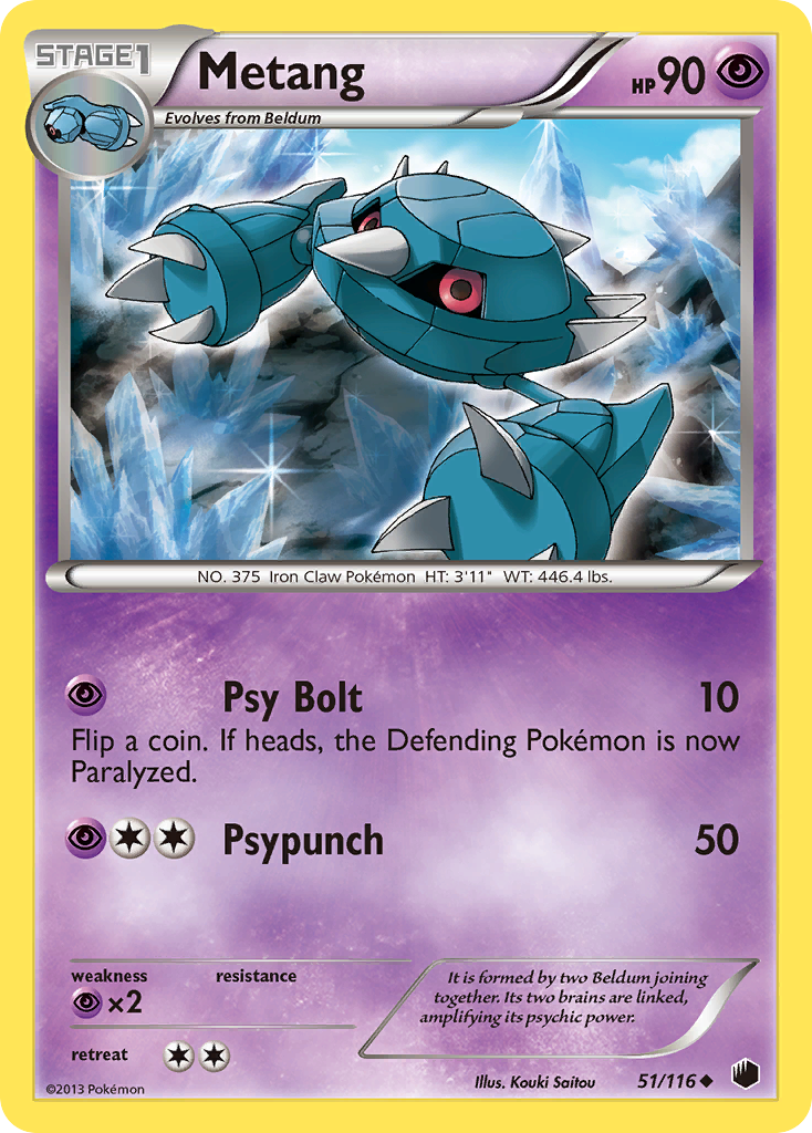 Metang (51/116) [Black & White: Plasma Freeze] | Card Citadel