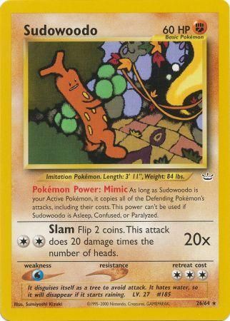 Sudowoodo (26/64) [Neo Revelation Unlimited] | Card Citadel