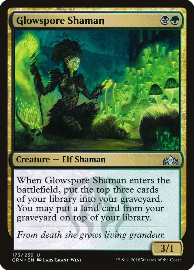 Glowspore Shaman [Guilds of Ravnica] | Card Citadel