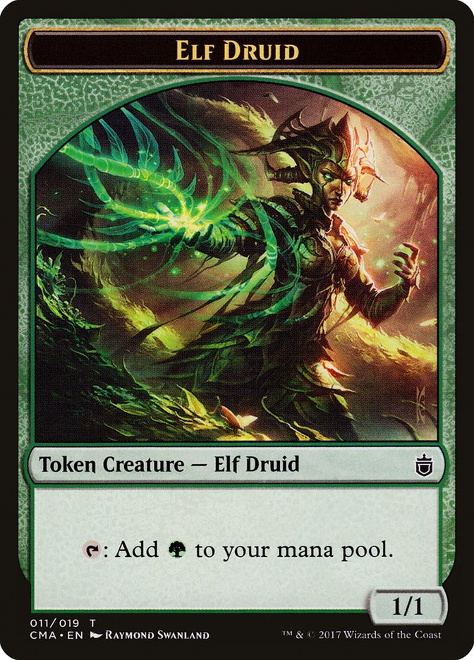 Elf Druid [Commander Anthology Tokens] | Card Citadel