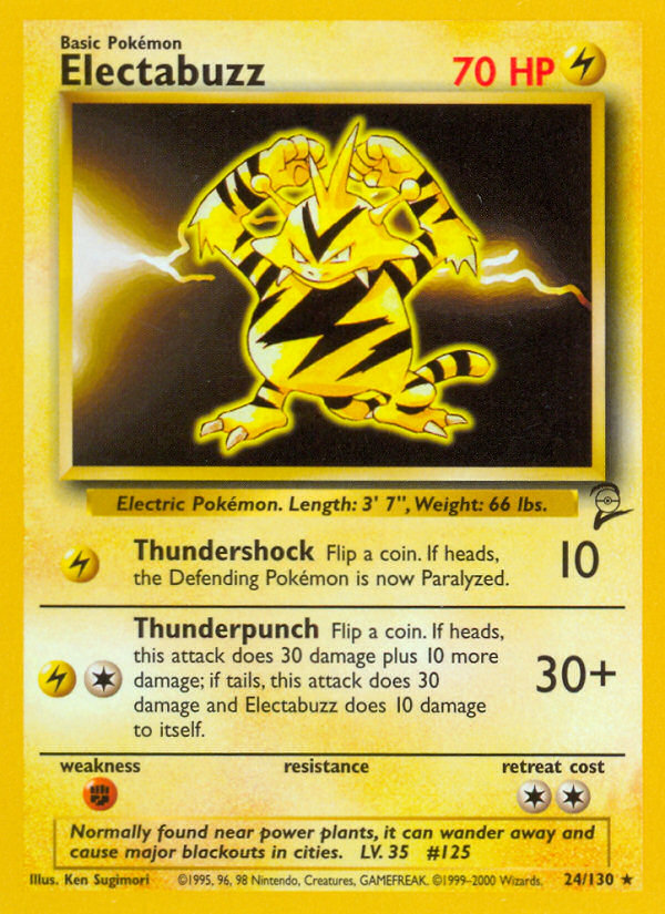 Electabuzz (24/130) [Base Set 2] | Card Citadel