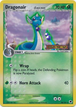 Dragonair (28/101) (Delta Species) (Stamped) [EX: Dragon Frontiers] | Card Citadel