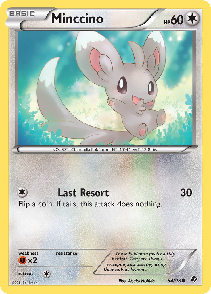 Minccino (84/98) [Black & White: Emerging Powers] | Card Citadel