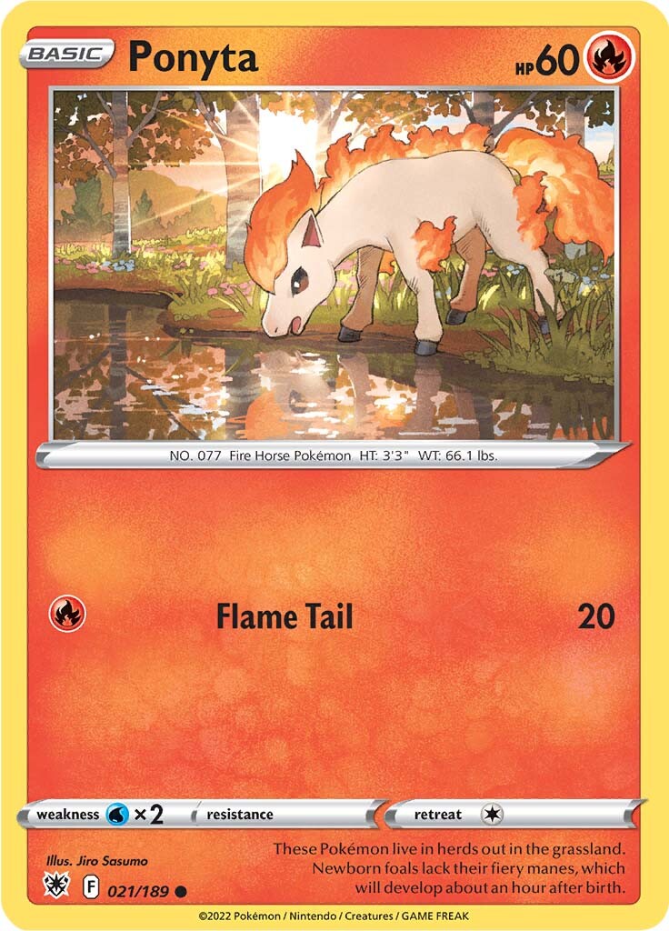 Ponyta (021/189) [Sword & Shield: Astral Radiance] | Card Citadel