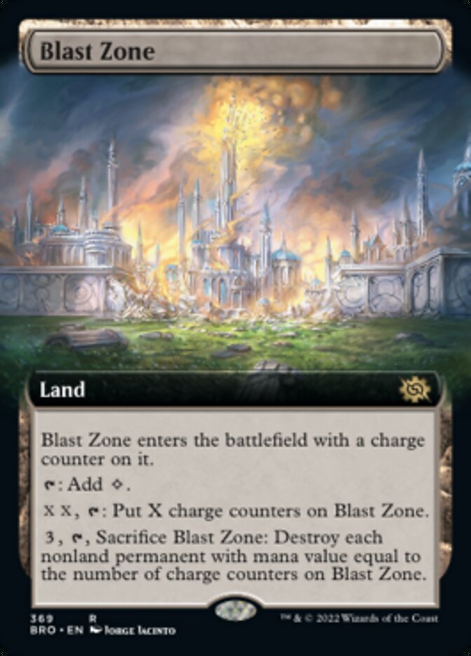 Blast Zone (Extended Art) [The Brothers' War] | Card Citadel