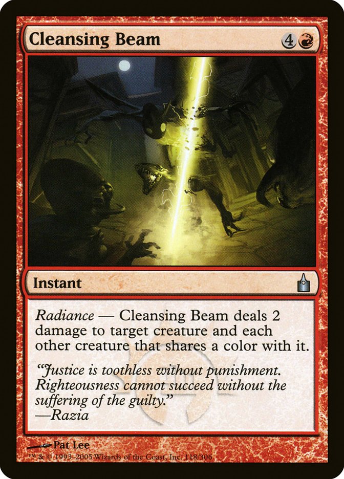 Cleansing Beam [Ravnica: City of Guilds] | Card Citadel