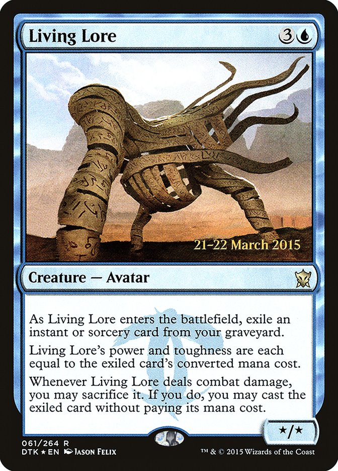 Living Lore  [Dragons of Tarkir Prerelease Promos] | Card Citadel