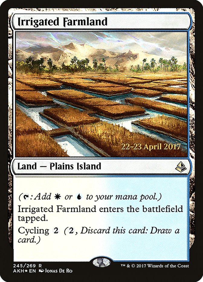 Irrigated Farmland  [Amonkhet Prerelease Promos] | Card Citadel