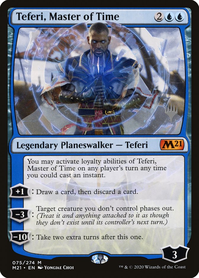 Teferi, Master of Time (Promo Pack) [Core Set 2021 Promos] | Card Citadel