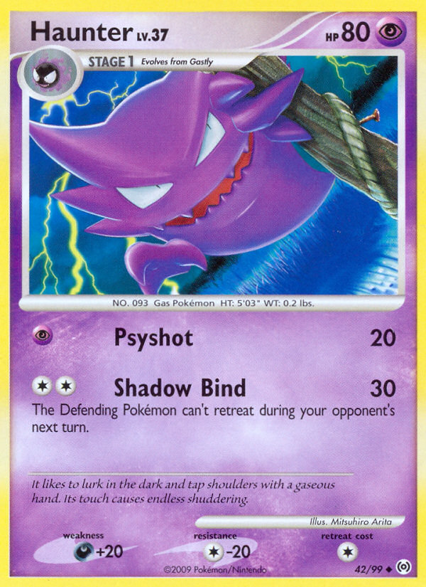 Haunter (42/99) [Platinum: Arceus] | Card Citadel