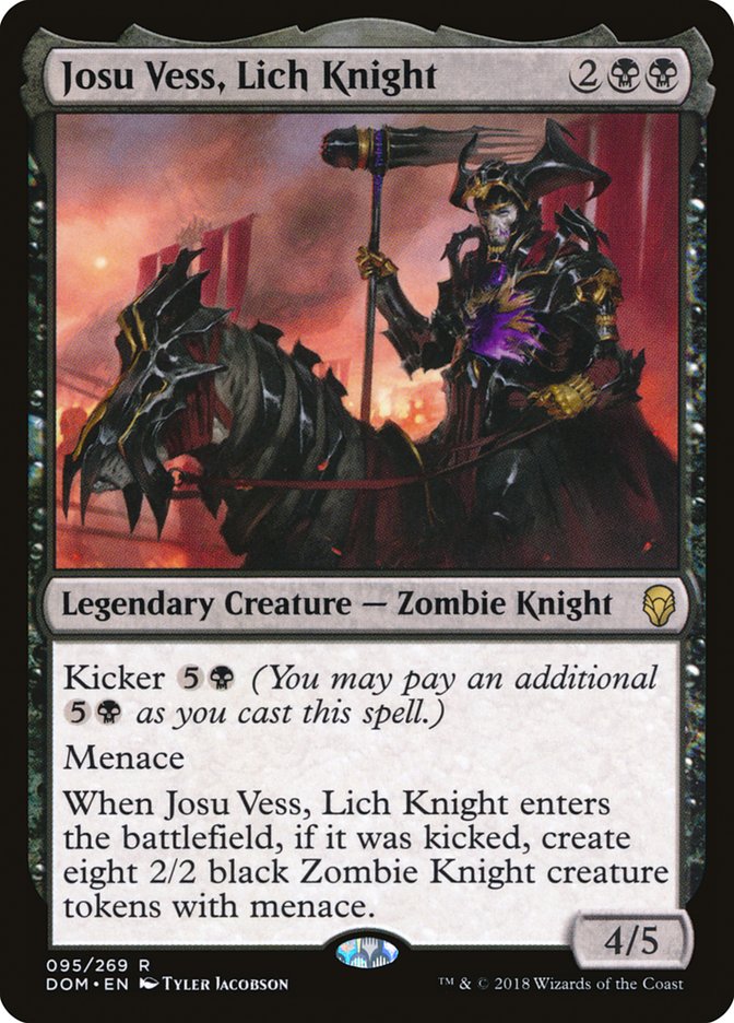 Josu Vess, Lich Knight [Dominaria] | Card Citadel