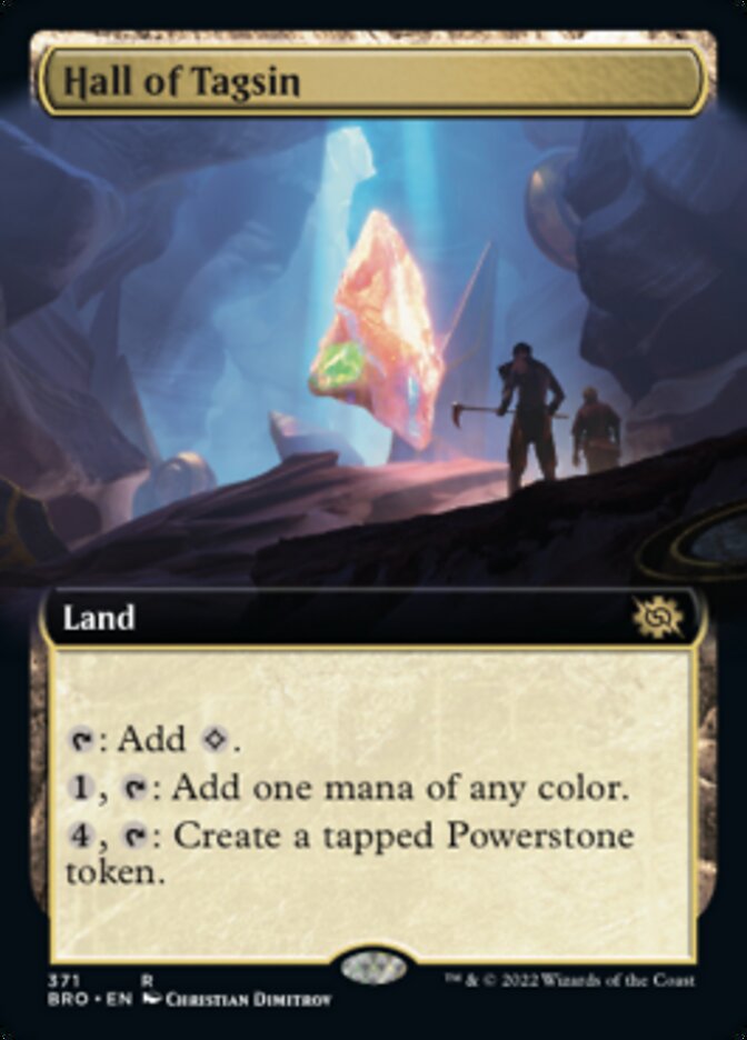 Hall of Tagsin (Extended Art) [The Brothers' War] | Card Citadel