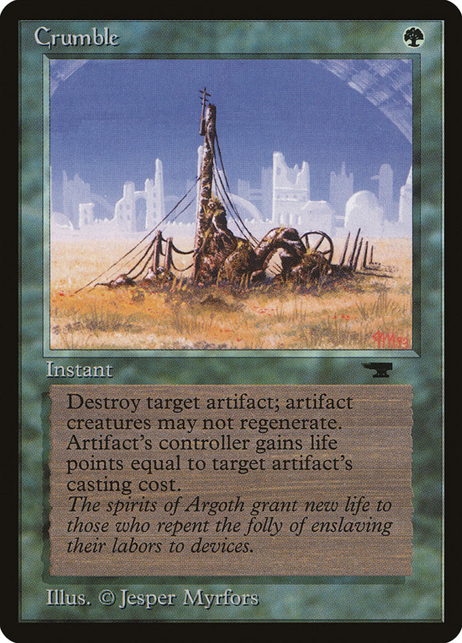 Crumble [Antiquities] | Card Citadel
