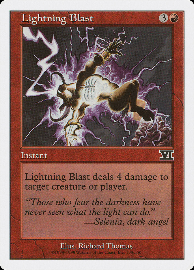 Lightning Blast [Classic Sixth Edition] | Card Citadel