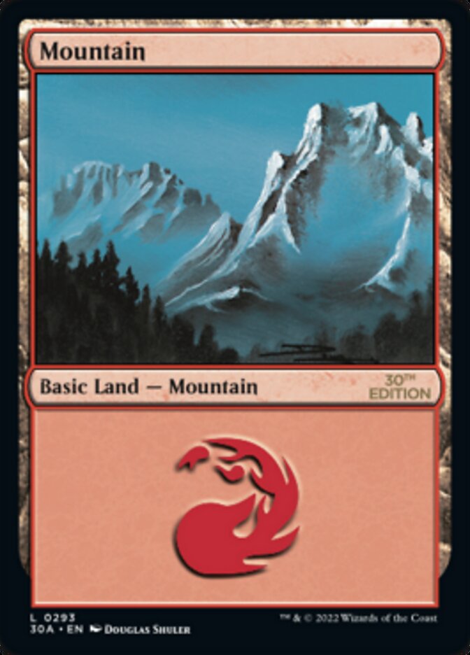 Mountain (293) [30th Anniversary Edition] | Card Citadel
