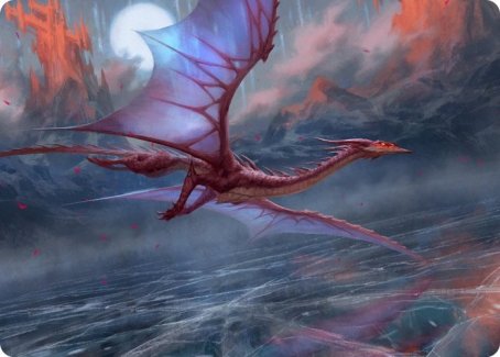 Manaform Hellkite Art Card [Innistrad: Crimson Vow Art Series] | Card Citadel