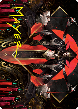 Gift of Fangs Art Card (Gold-Stamped Signature) [Innistrad: Crimson Vow Art Series] | Card Citadel