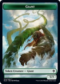 Giant // Food (17) Double-sided Token [Throne of Eldraine Tokens] | Card Citadel