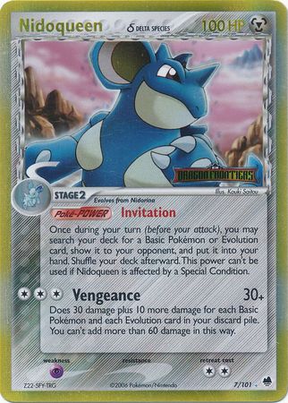 Nidoqueen (7/101) (Delta Species) (Stamped) [EX: Dragon Frontiers] | Card Citadel