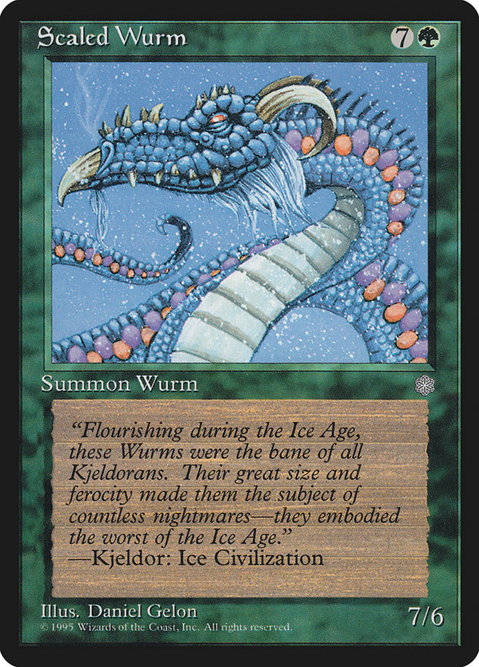 Scaled Wurm [Ice Age] | Card Citadel