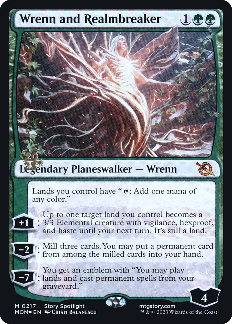 Wrenn and Realmbreaker [March of the Machine Prerelease Promos] | Card Citadel