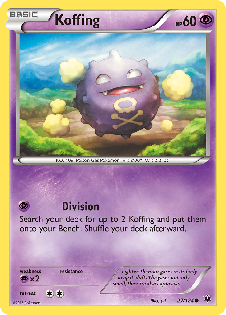 Koffing (27/124) [XY: Fates Collide] | Card Citadel