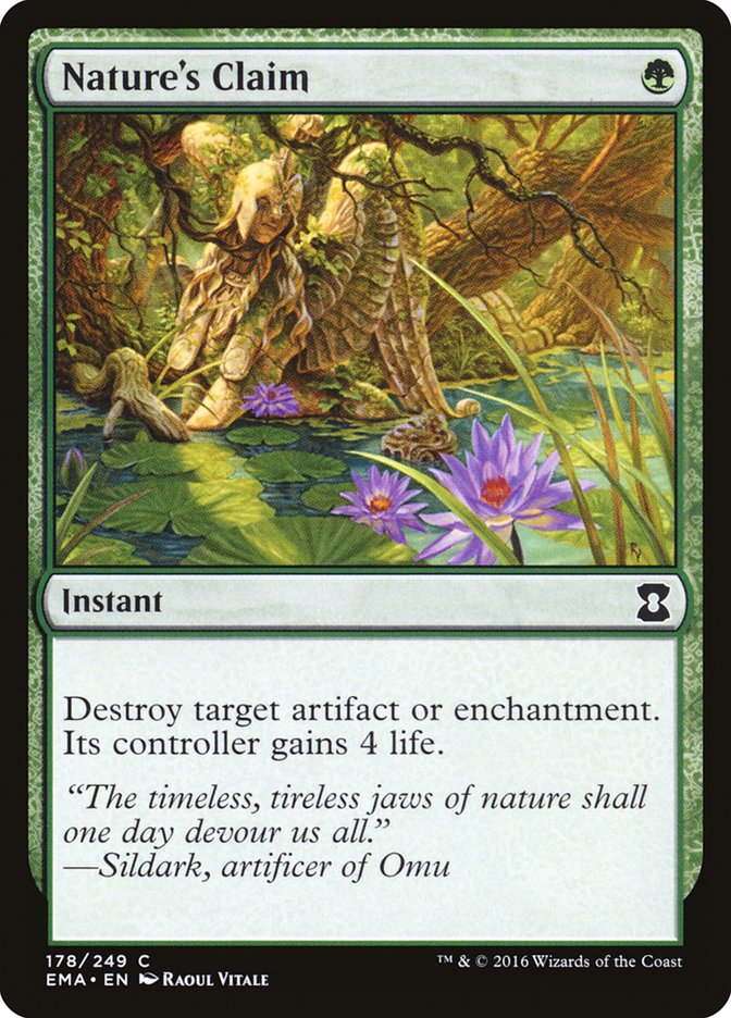 Nature's Claim [Eternal Masters] | Card Citadel