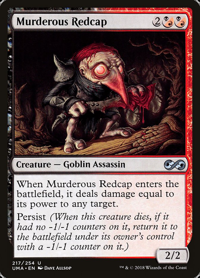 Murderous Redcap [Ultimate Masters] | Card Citadel