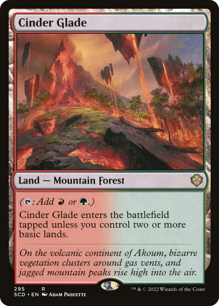 Cinder Glade [Starter Commander Decks] | Card Citadel