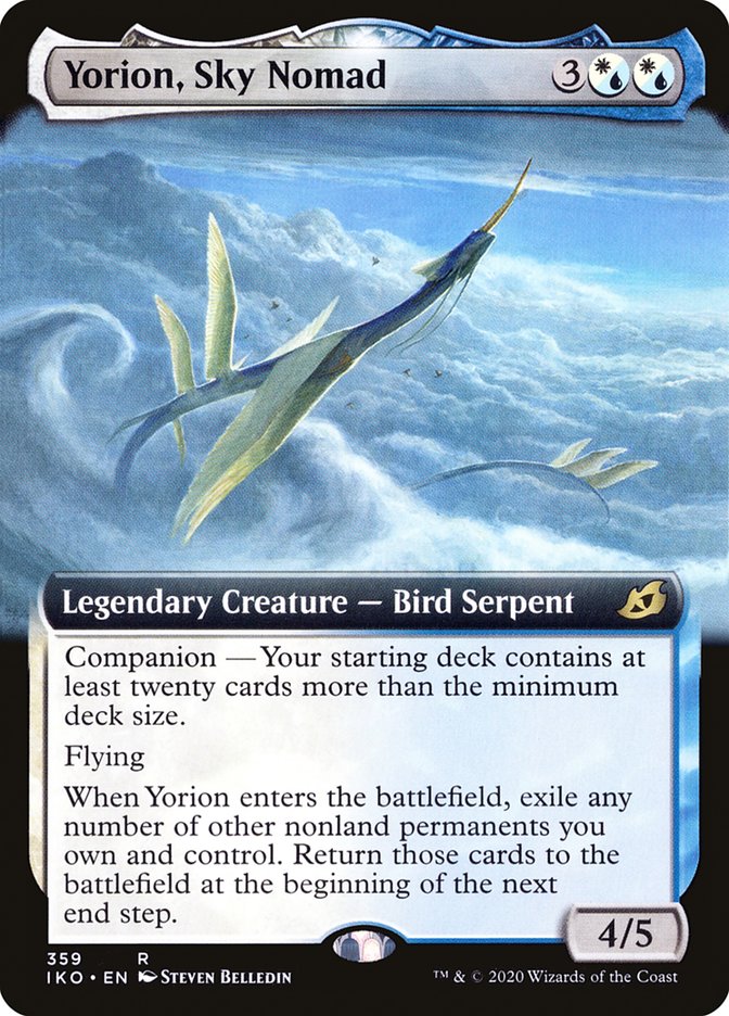 Yorion, Sky Nomad (Extended Art) [Ikoria: Lair of Behemoths] | Card Citadel