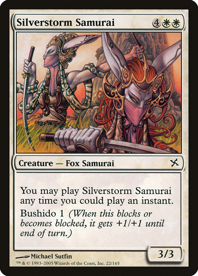 Silverstorm Samurai [Betrayers of Kamigawa] | Card Citadel